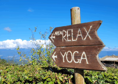 This way for relaxing & yoga